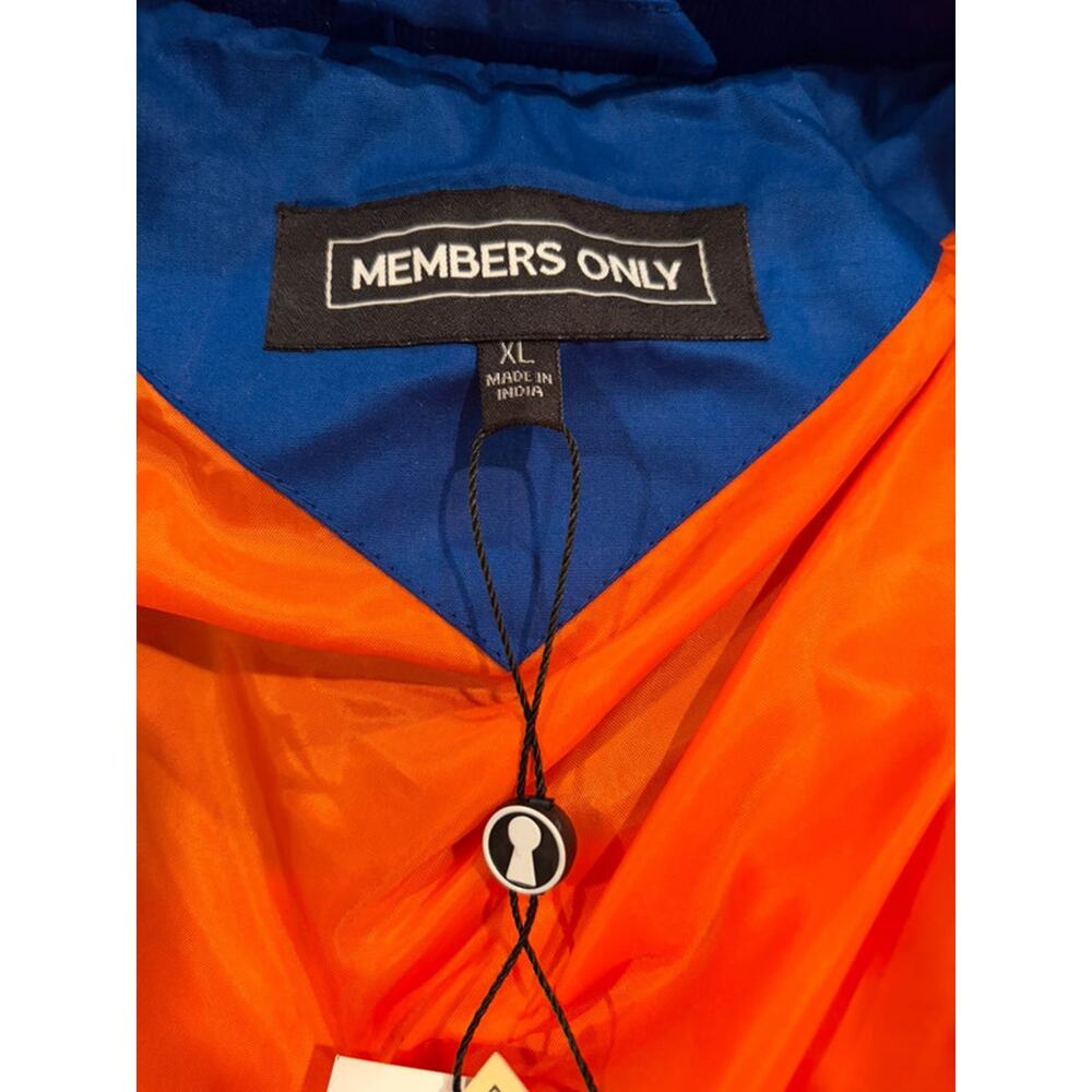 Members Only NY Islanders Jacket XL NHL 2021 Inaugural Season Blue NWT Hockey - Picture 11 of 16